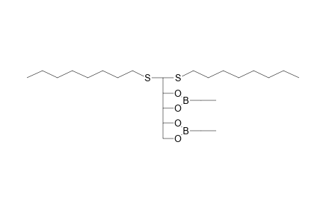 D(-)-Ribose, 2,3:4,5-di-O-ethylboranediyl-1,1-dithio-n-octyl-
