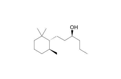 (3S)-1-[(1R,6S)-2,2,6-trimethylcyclohexyl]-3-hexanol
