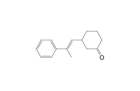 3-[(E)-2-Phenyl-1-propenyl]cyclohexanone