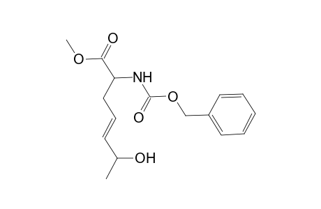 (E/Z)-2-Benzyloxycarbonylamino-6-hydroxyhept-4-enoic acid methyl ester