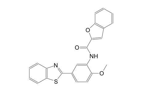 N-[5-(1,3-benzothiazol-2-yl)-2-methoxyphenyl]-1-benzofuran-2-carboxamide
