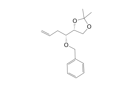 (4R)-2,2-dimethyl-4-[(1R)-1-phenylmethoxybut-3-enyl]-1,3-dioxolane