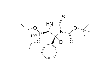 cis-tert-butyl-5-deuterio-4-diethoxyphosphoryl-5-phenyl-2-thioxo-imidazolidine-1-carboxylate