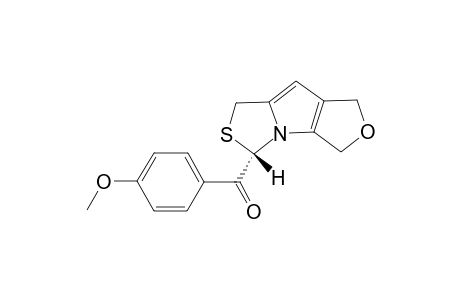 (7S)-7-(p-Methoxybenzoyl)-1,3-dihydro-5H,7H-furo[3',4':2,3]pyrrolo[1,2-c][1,3]thiazole