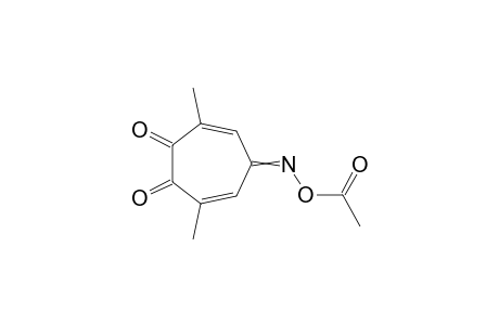 5-Acetoxyimino-3,7-dimethylcyclohepta-3,6-diene-1,2-dione