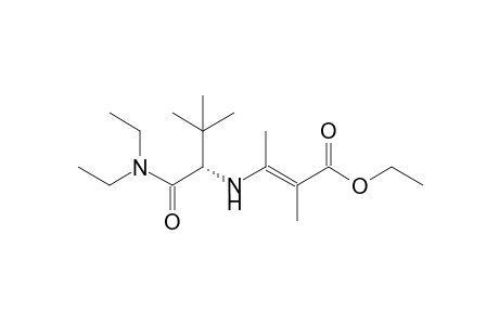 N-(2-Ethoxycarbonyl-1-methyl-1-propenyl)-L-tert-leucine diethylamide
