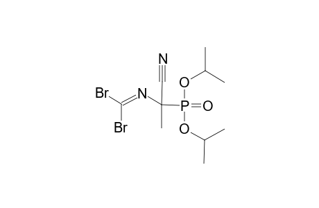 2-(dibromomethyleneamino)-2-diisopropoxyphosphoryl-propanenitrile