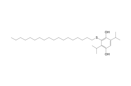 1,4-Benzenediol, 2,5-bis(1-methylethyl)-3-(octadecylthio)-