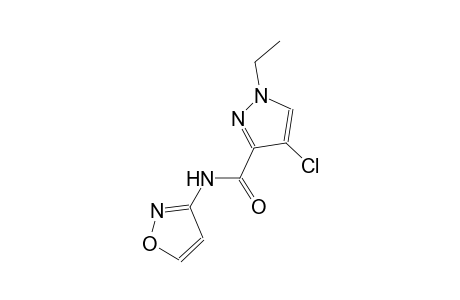 4-chloro-1-ethyl-N-(3-isoxazolyl)-1H-pyrazole-3-carboxamide