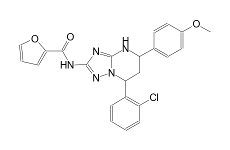 N-[7-(2-chlorophenyl)-5-(4-methoxyphenyl)-4,5,6,7-tetrahydro[1,2,4]triazolo[1,5-a]pyrimidin-2-yl]-2-furamide