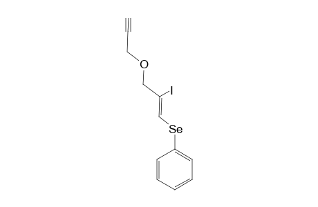 (Z)-3-(Prop-2'-ynoxy)-2-iodopropenyl phenyl selenide