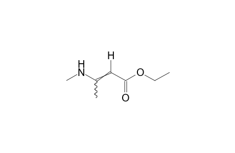 3-(methylamino)crotonic acid, ethyl ester