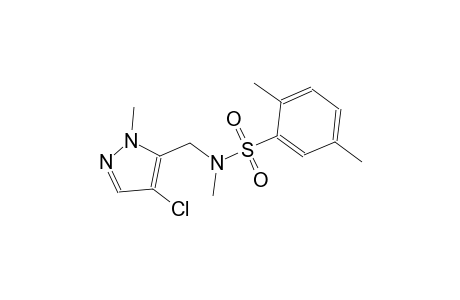 benzenesulfonamide, N-[(4-chloro-1-methyl-1H-pyrazol-5-yl)methyl]-N,2,5-trimethyl-