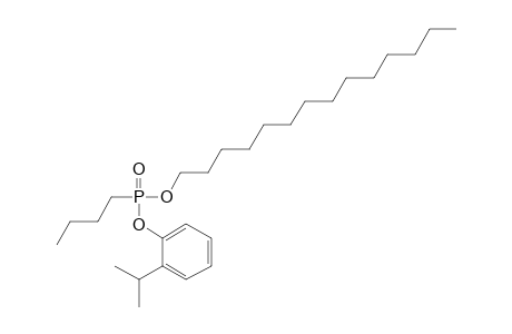 Butylphosphonic acid, 2-isopropylphenyl tetradecyl ester