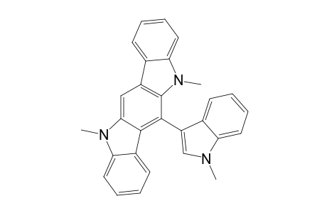 5-N,11-N-DIMETHYL-6-(1-METHYLINDOL-3-YL)-INDOLO-[3.2-B]-CARBAZOLE