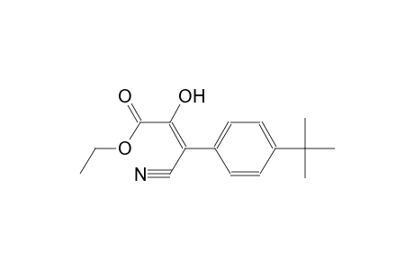Acrylic acid, 3-(4-tert-butylphenyl)-3-cyano-2-hydroxy-, ethyl ester