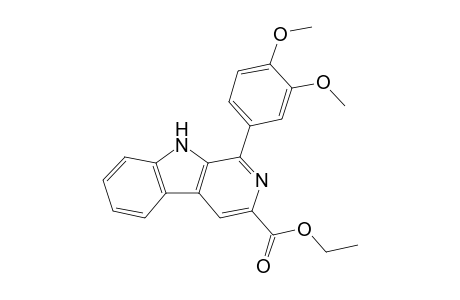 Ethyl 1-(3,4-Dimethoxyphenyl)-9H-pyrido[3,4-b]-indole-3-carboxylate