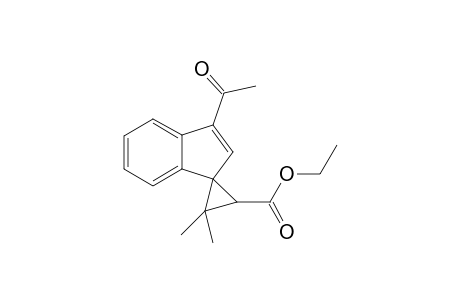 Ethyl spiro-[3',3'-dimethylcyclopropan-1',1-(3-acetyl)indene]-2'-carboxylate