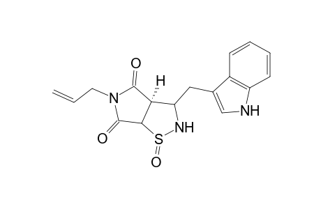 2H-Pyrrolo[3,4-d]isothiazole-4,6(3H,5H)-dione, dihydro-3-(1H-indol-3-ylmethyl)-5-(2-propenyl)-, (1.alpha.,3.beta.,3a.alpha.,6a.alpha.)-(.+-.)-