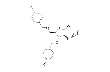 (2R,3S,4S,5S)-4-azido-3-(4-chlorobenzyl)oxy-2-[(4-chlorobenzyl)oxymethyl]-5-methoxy-tetrahydrofuran