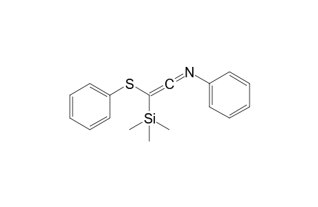 N-Phenyl(trimethylsilyl)(benzenesulfanyl)ketenimine