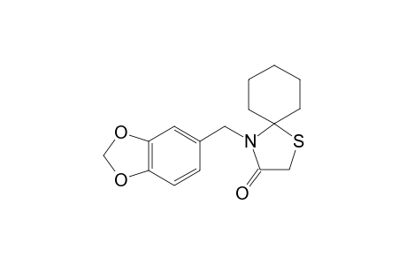 4-(1,3-Benzodioxol-5-ylmethyl)-1-thia-4-azaspiro[4.5]decan-3-one