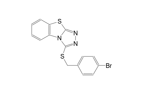 [1,2,4]triazolo[3,4-b]benzothiazole, 3-[[(4-bromophenyl)methyl]thio]-