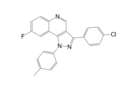 1H-pyrazolo[4,3-c]quinoline, 3-(4-chlorophenyl)-8-fluoro-1-(4-methylphenyl)-