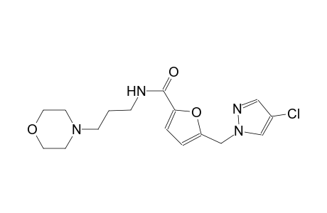 2-furancarboxamide, 5-[(4-chloro-1H-pyrazol-1-yl)methyl]-N-[3-(4-morpholinyl)propyl]-