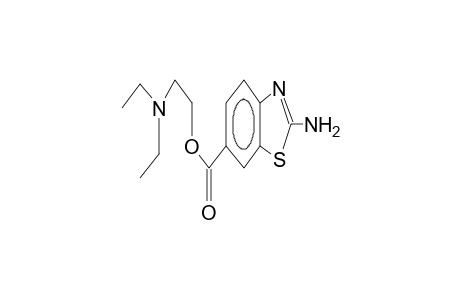 2-amino-6-(2-diethylaminoethoxycarbonyl)benzothiazole