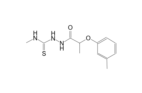 N-methyl-2-[2-(3-methylphenoxy)propanoyl]hydrazinecarbothioamide