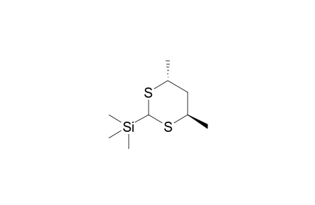 (trans)-4,6-Dimethyl-2-(.trimethylsilyl)-1,3-dithiane