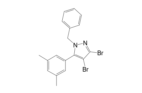 1-Benzyl-3,4-dibromo-5-(3,5-dimethylphenyl)-1H-pyrazole