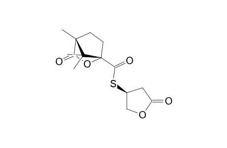 (4S)-{[(1S,4R)-4,7,7-Trimethyl-3-oxo-2-oxabicyclo[2.2.1]hept-1-yl)carbonylthio}-4,5-dihydro-2(3H)-furanone