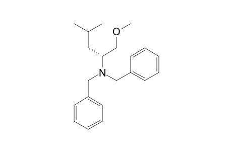 (1R)-(-)-N,N-DIBENZYL-1-(METHOXYMETHYL-3-METHYLBUTYL)-AMINE