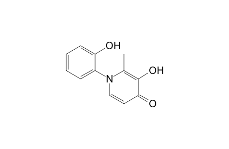 1-(2-hydroxyphenyl)-2-methyl-3-oxidanyl-pyridin-4-one