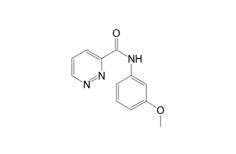 3-Pyridazinecarboxamide, N-(3-methoxyphenyl)-
