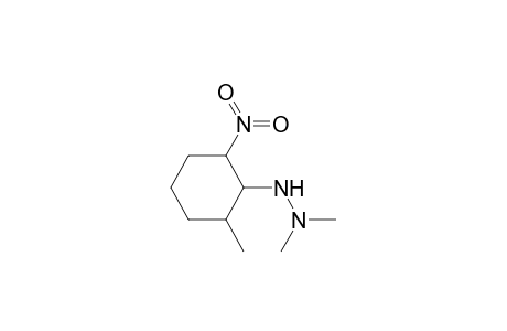 2-(N',N'-dimethylhydrazino)-3-methyl-1-nitrocyclohexane
