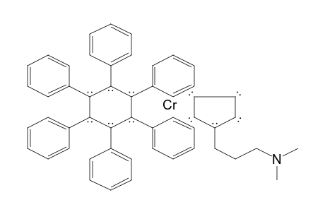 Chromium, [3-(dimethylamino)propyl-.eta.-5-cyclopentadienyl]-(.eta.-6-hexaphenylbenzene)