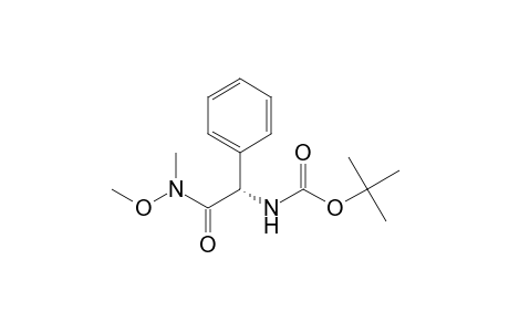 Tert-Butyl (S)-{2-[Methoxy(methyl)amino]-2-oxo-1-phenylethyl}carbamate