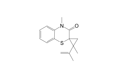 2'-Isopropenyl-2',4-dimethyl-2H-benzothiazine-2-spirocyclopropan-3(4H)-one