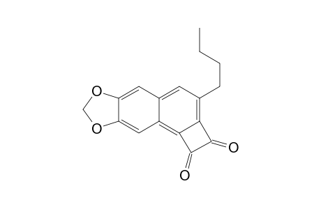 3-n-Butylcyclobuta[5,6]naphtho[2,3-d][1,3]dioxole-1,2-dione
