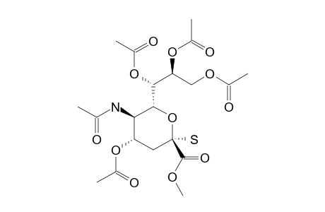 METHYL-5-ACETAMIDO-4,7,8,9-TETRA-O-ACETYL-3,5-DIDEOXY-2-THIO-D-GLYCERO-ALPHA-D-GALACTO-2-NONULO-PYRANOSIDONATE
