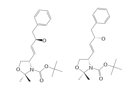 (4S,3'RS)-(3'-HYDROXY-4'-PHENYLBUT-1'(E)-ENYL)-2,2-DIMETHYL-OXAZOLIDINE-3-CARBOXYLIC-ACID-TERT.-BUTYLESTER
