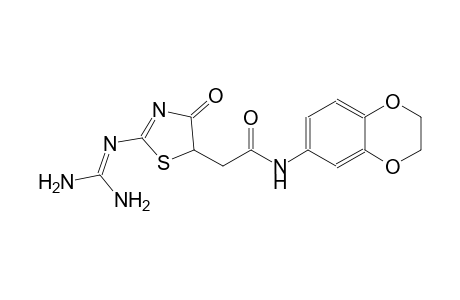 5-thiazoleacetamide, 2-[(diaminomethylene)amino]-N-(2,3-dihydro-1,4-benzodioxin-6-yl)-4,5-dihydro-4-oxo-