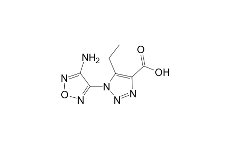 1H-1,2,3-Triazole-4-carboxylic acid, 1-(4-amino-3-furazanyl)-5-ethyl-