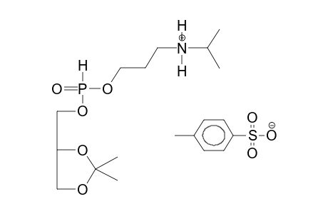 (1,2-O-ISOPROPYLIDENGLYCERO-3)-N-ISOPROPYL-3-AMMONIOPROPYLPHOSPHITE,PARA-TOLUENESULPHONATE