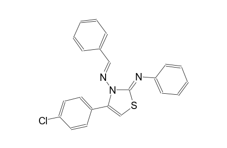 (2Z)-4-(4-chlorophenyl)-2-(phenylimino)-N-[(E)-phenylmethylidene]-1,3-thiazol-3(2H)-amine