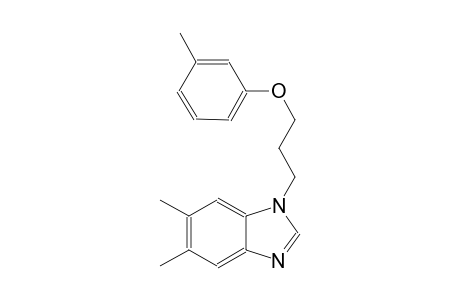 1H-benzimidazole, 5,6-dimethyl-1-[3-(3-methylphenoxy)propyl]-