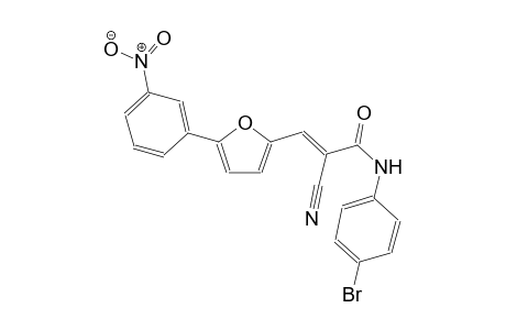 2-propenamide, N-(4-bromophenyl)-2-cyano-3-[5-(3-nitrophenyl)-2-furanyl]-, (2E)-